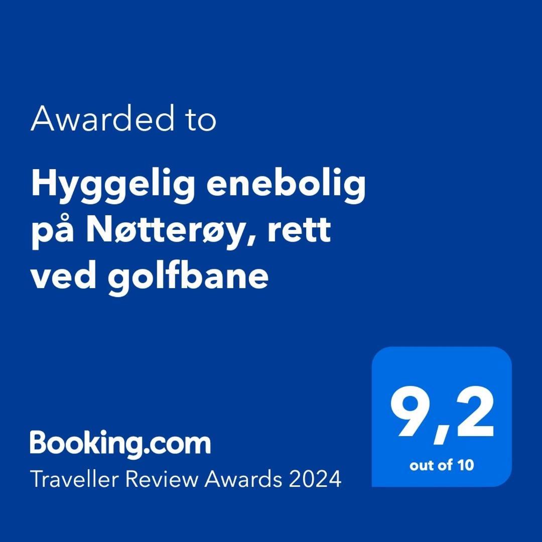 Hyggelig Enebolig Pa Notteroy, Rett Ved Golfbane Villa Exterior photo